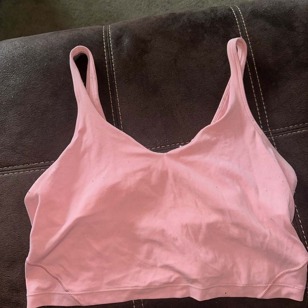 Lululemon Athletica Light Pink Sports Bra